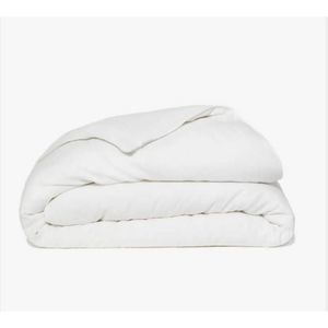 Buffy Linen Hemp Duvet Cover King/Cal King: 90" x 105" White NWT $269 MSRP